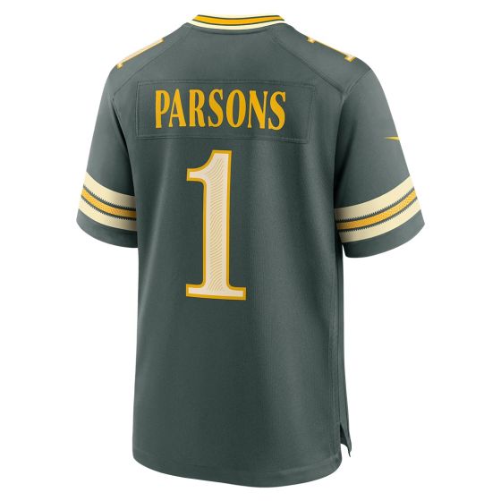 Men Green Bay Packers #1 Micah Parsons Rivalries green Nike Game 2026 NFL Jersey